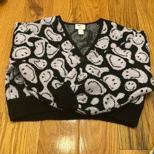 h&m x SMILEY Jacquard-knit Cardigan XS